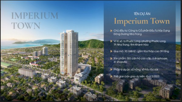 Căn Hộ Imperium Town Nha Trang - Đầu tư an toàn màu Covid