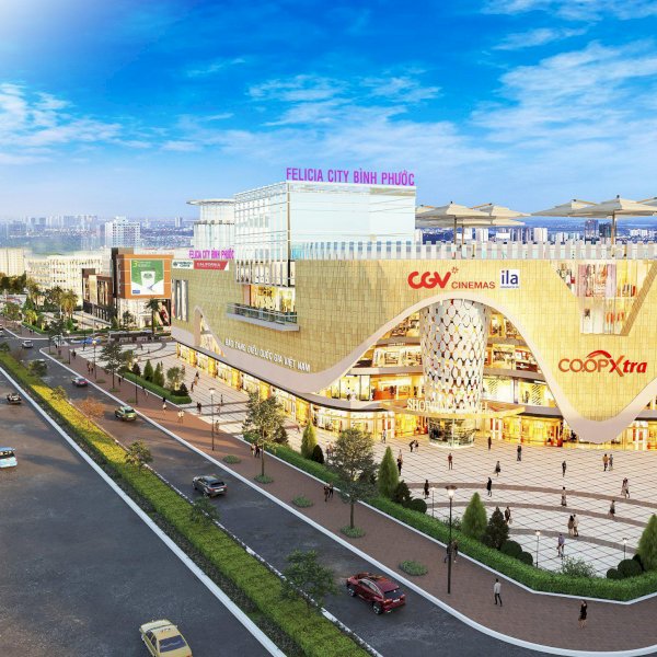 Mở bán Block cuối cùng dự án khu đô thị  cao cấp Felicia City ngay tại trung tâm tỉnh Bình Phước, giá ưu đãi 4 triệu/m2