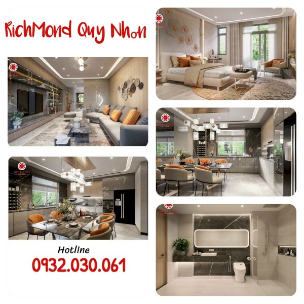 RICHMOND QUY NHƠN - BIỆT THỰ PHIÊN BẢN GIỚI HẠN TẠI TRUNG TÂM TP BIỂN QUY NHƠN 0932030061