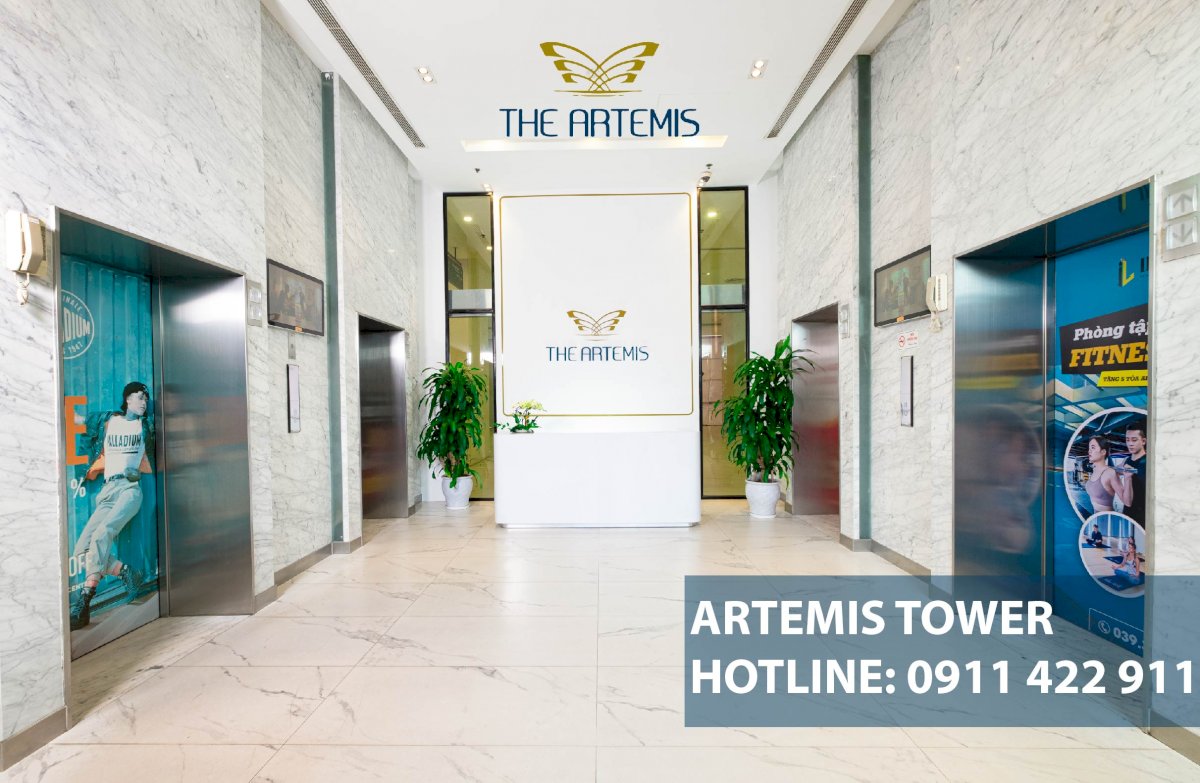 Ban quản lý tòa nhà Artemis cho thuê văn phòng thông sàn, đẹp gần Ngã Tư Sở