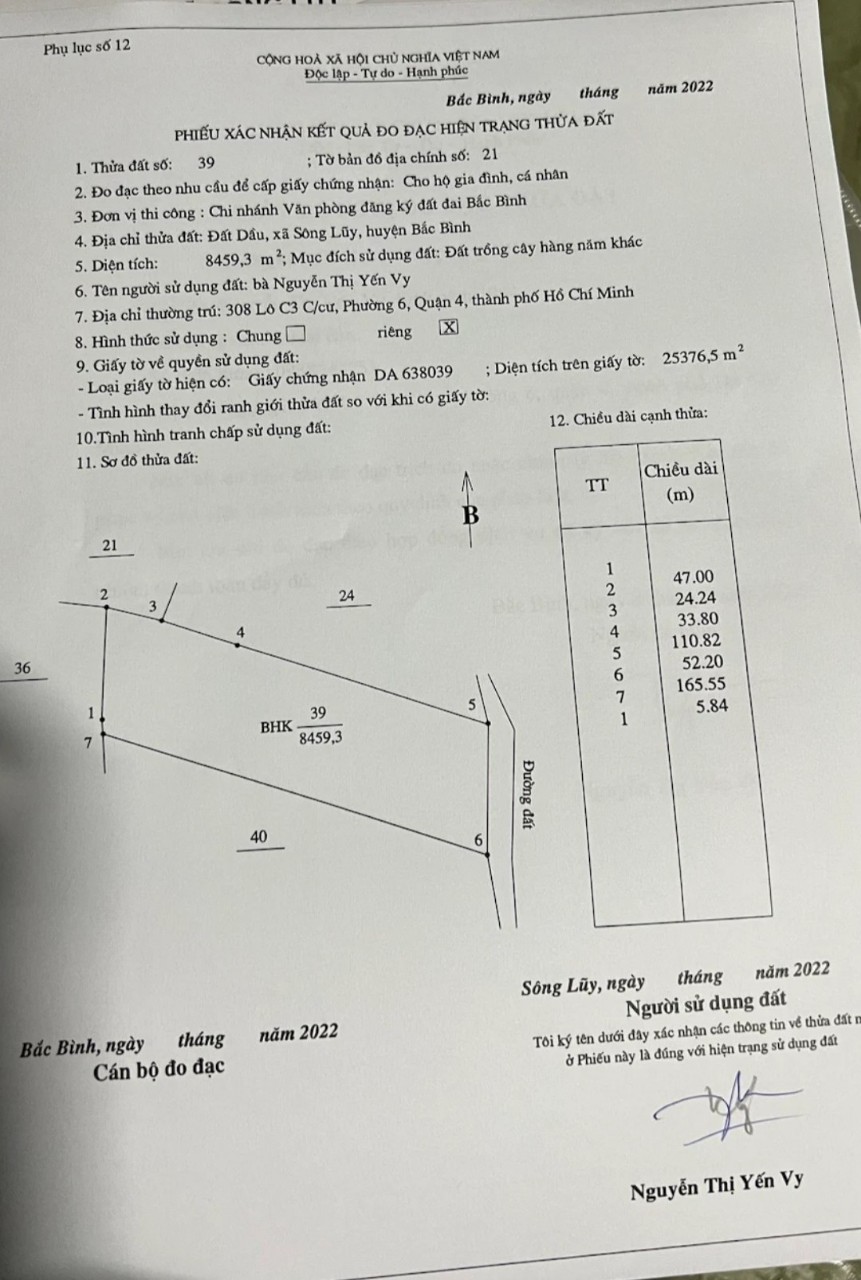 Bán 8459m2 đất sào sông luỹ gần farm bình sơn, cách QL1A 2km chỉ 140k/m2 Lh 0938677909 xem sổ