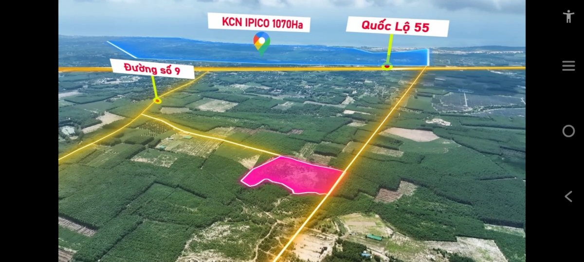 Siêu phẩm 5ha mặt tiền đường Tân Minh Sơn Mỹ, Hàm Tân!!!