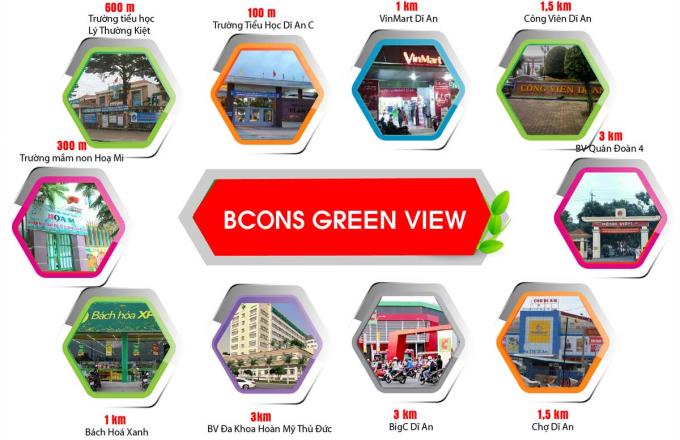 Rổ hàng CĐT & suất nội bộ Bcons Greenview đã có sổ bán giá gốc