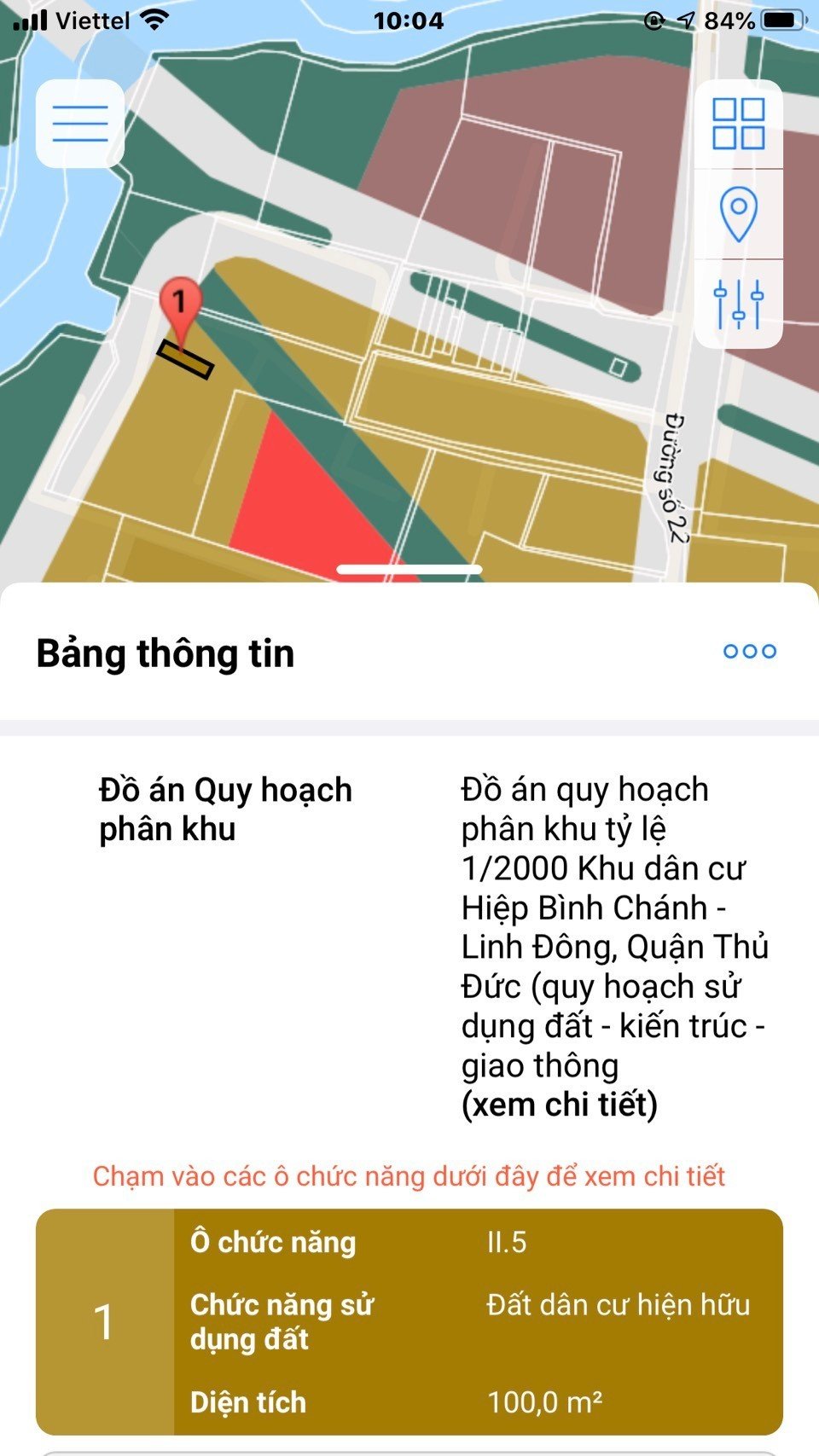 Bán lô đất 100m2 thổ cư, giá tốt đường 22 Linh Đông, giá 6,6 Tỷ