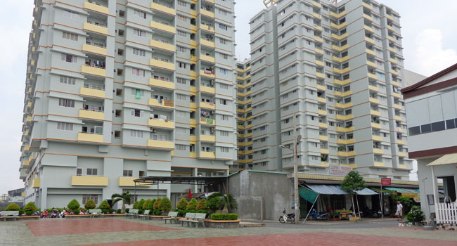 Cần bán gấp căn hộ Lê Thành Q.Bình Tân, ( Đường An Vương ), Dt : 65 m2, 2PN, 1WC, Giá : 1.450 tỷ/căn,