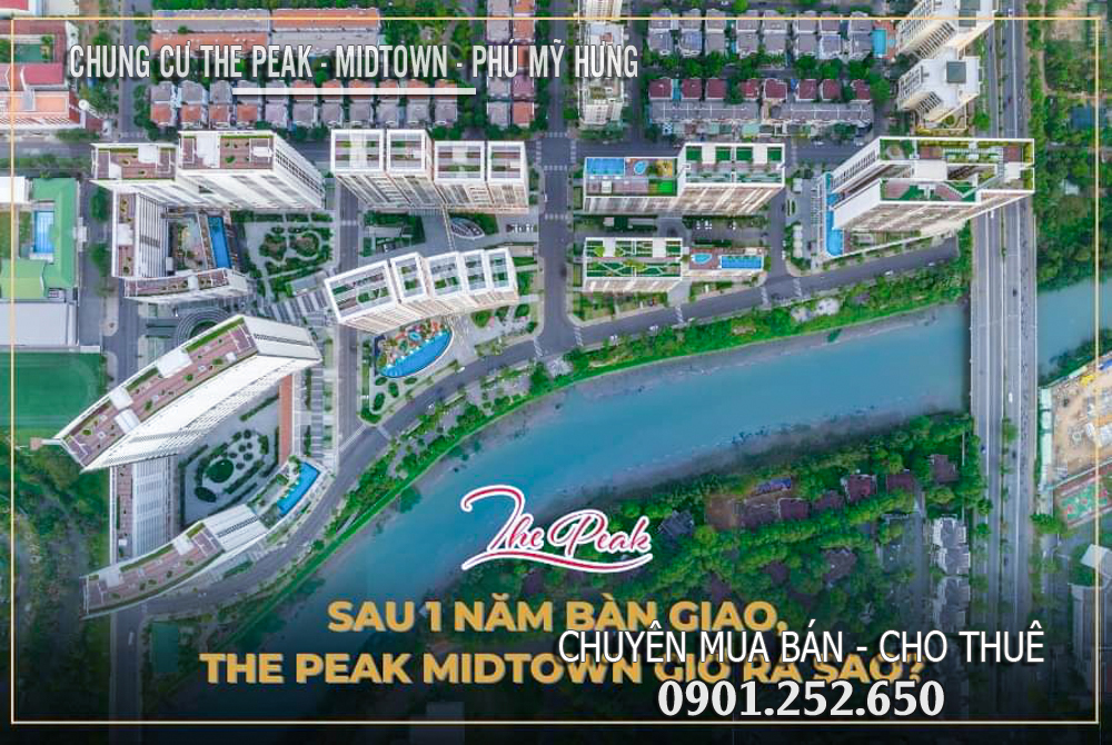 Cho thuê căn hộ 2PN Midtown Phú Mỹ Hưng Quận 7 dt 78m the grande giá 19tr/th LH 0901252650 Danh Trần PMH