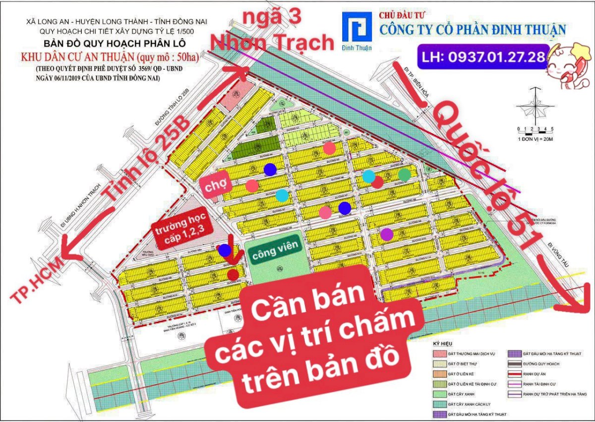 Còn mấy nền KDC An Thuận cổng chính sân bay Long Thành 0937 012 728