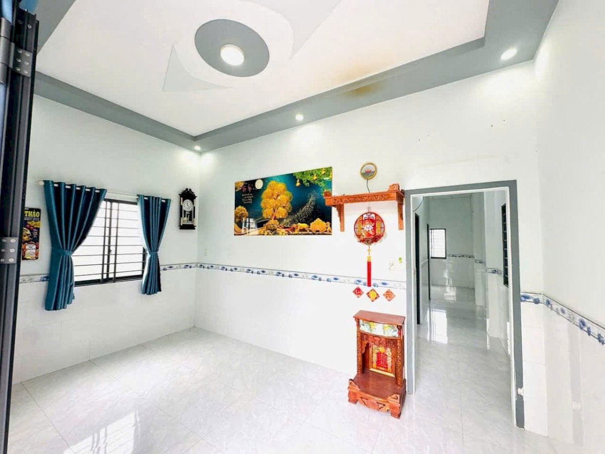 Nhà hẻm xã Mỹ Lộc, Cần Giuộc, Long An dt 75m2 2pn 1wc giá 1,25 tỷ