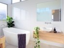 Phòng tắm đẹp hiện đại nhờ ý tưởng trang trí tối giản
