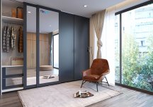 Những mẫu tủ áo dành riêng cho phòng ngủ nhỏ