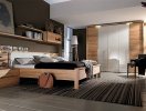 Nội thất gỗ đem lại cảm giác ấm áp cho phòng ngủ
