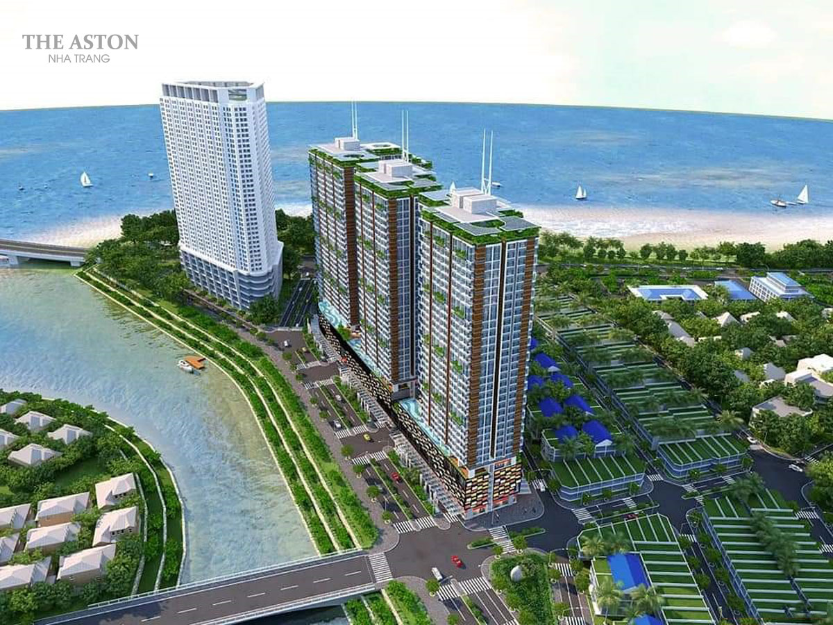 Phối cảnh tổng thể dự án The Aston Luxury Residence Nha Trang