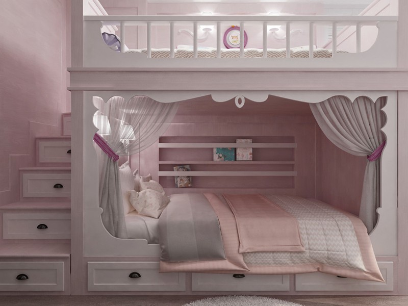 mẫu phòng ngủ cho trẻ thơ mộng