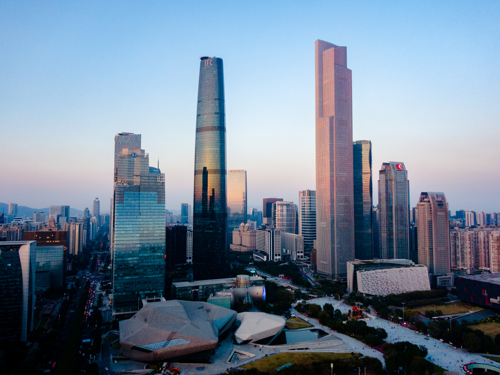 Các tháp CTF tại Quảng Châu và Thiên Tân