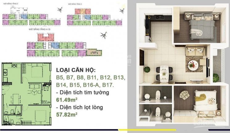 Bán gấp căn hộ 2PN 2WC Thủ Đức có tủ bếp và rèm cửa tầng cao, nhà mới 100% chung cư TDH Riverview