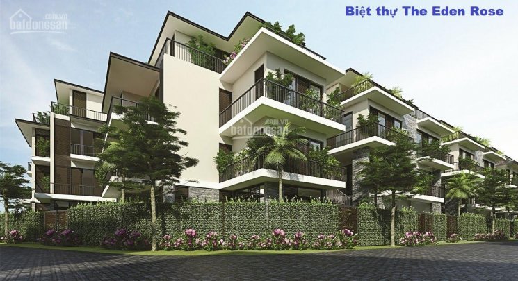 Cho thuê nhanh lô biệt thự 82m2 thô 4 tầng, tại Eden Rose, giá thuê 7 tr/tháng. LH 0961.000.870