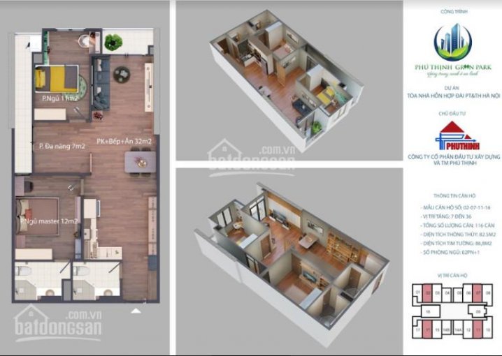 Chính chủ cần bán lại căn hộ 83m2 - gần Metro Hà Đông. LH 0985074076