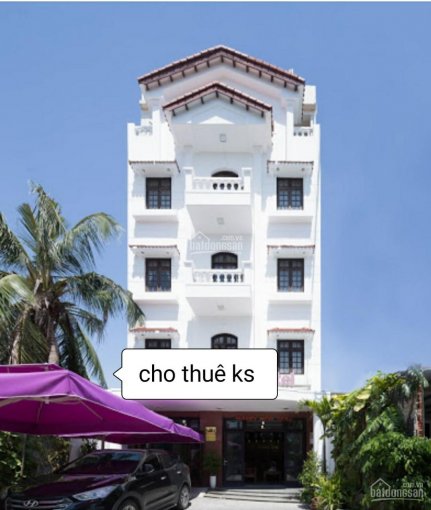 Cho thuê khách sạn 5 tầng ngang 8m5, TDT: 1.500m2 Lâm Hoành, Sơn Trà gần biển