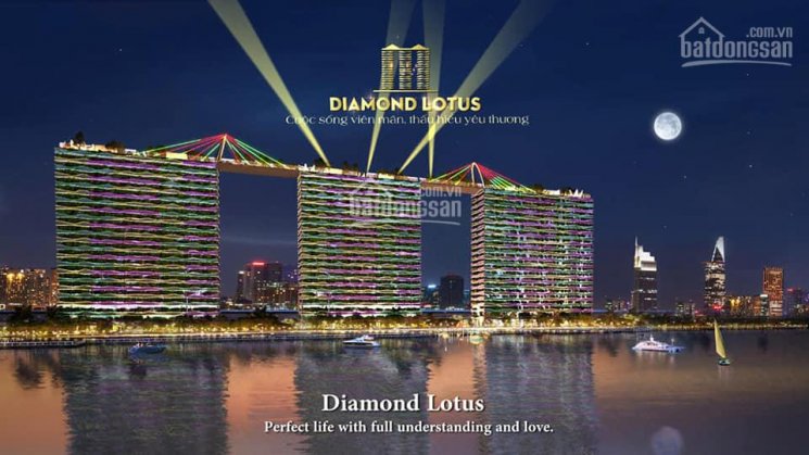 Bán căn hộ Diamond Lotus Riverside Q.8: 57m2, 2PN, 2.7 tỷ đạt tiêu chuẩn Leed 0909078088