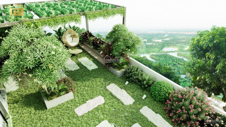 Biệt thự trên không Ecopark với sân vườn rộng tới 48m2, cho khách hàng Super VIP