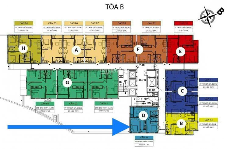 Còn duy nhất 1 căn 3 phòng ngủ 75m2 tầng 20 tại chung cư VCI Tower. LH báo giá 0987416477