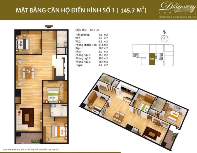 Trực tiếp chủ đầu tư Discovery Central 8B Lê Trực mở bán đợt cuối căn đẹp nhất, giá tốt nhất