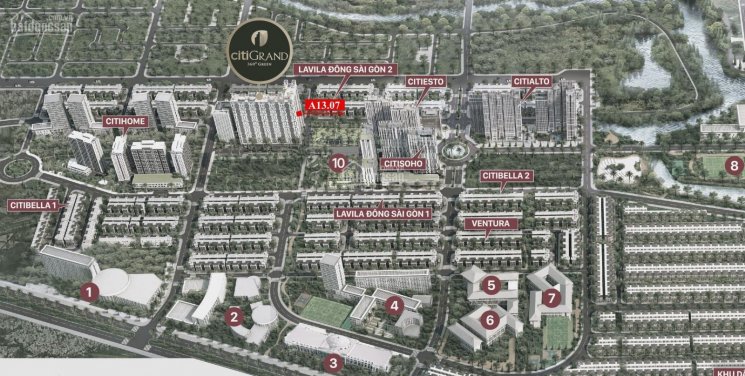 Cần bán Citi Grand Quận 2, căn 2PN 56m2. Đã thanh toán 24% tầng cao view công viên, nhận nhà 2023