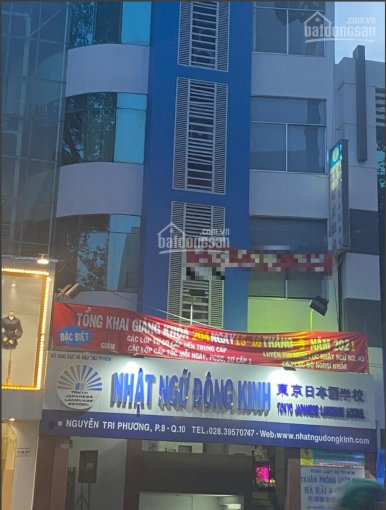 Mặt tiền ngang 8m nhà nguyên căn cho thuê đường Nguyễn Tri Phương, Q10, 3 tầng thang máy