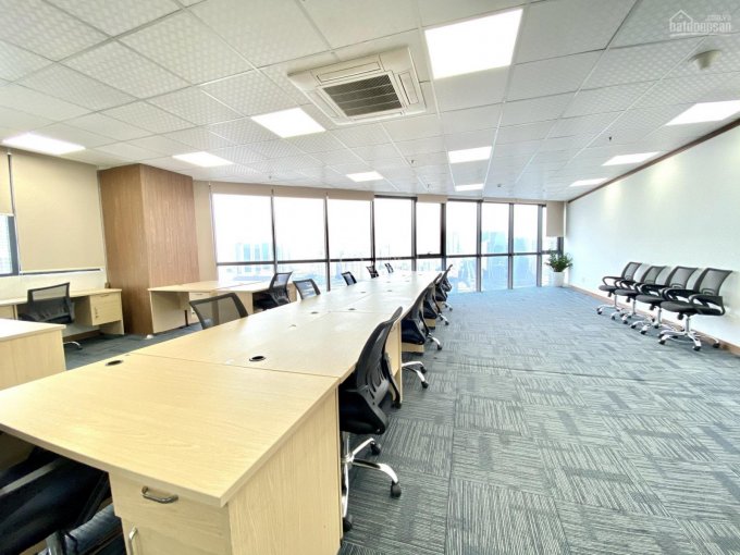 Cho thuê văn phòng phố Hàm Nghi, 300m2 giá thuê 45 triệu/tháng, MT view kính