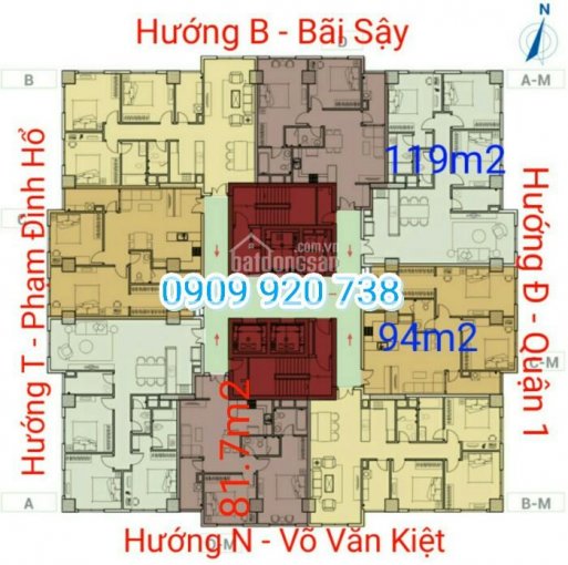 Bán gấp căn hộ cao cấp Remax Plaza 3,3 tỷ, DT 119m2, sổ hồng vĩnh viễn, 0909620738
