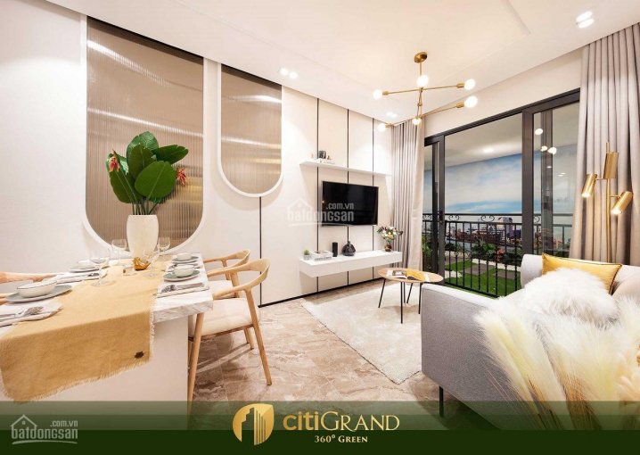 Cần bán Citi Grand Quận 2, căn 2PN 56m2. Đã thanh toán 24% tầng cao view công viên, nhận nhà 2023