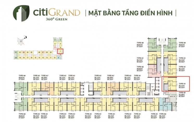 Cần bán Citi Grand Quận 2, căn 2PN 56m2. Đã thanh toán 24% tầng cao view công viên, nhận nhà 2023