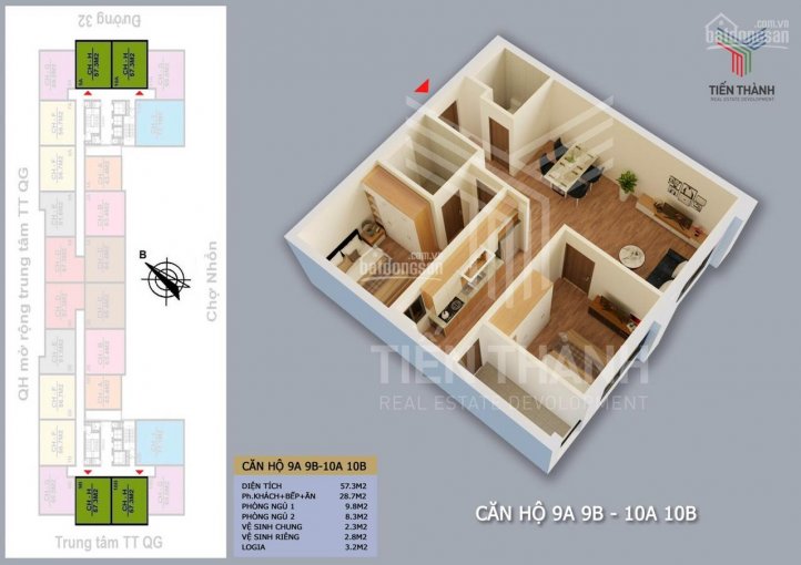 1.080 tỷ sở hữu căn hộ 2PN2VS quận Nam Từ Liêm, CC NTHome Phương Canh vị trí đẹp giá tốt 0914757582