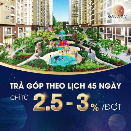 Căn 1PN New Galaxy ký hợp đồng Hưng Thịnh giá 1.8tỷ/50.17m2 thanh toán 257tr vay 70%. LH 0908207092