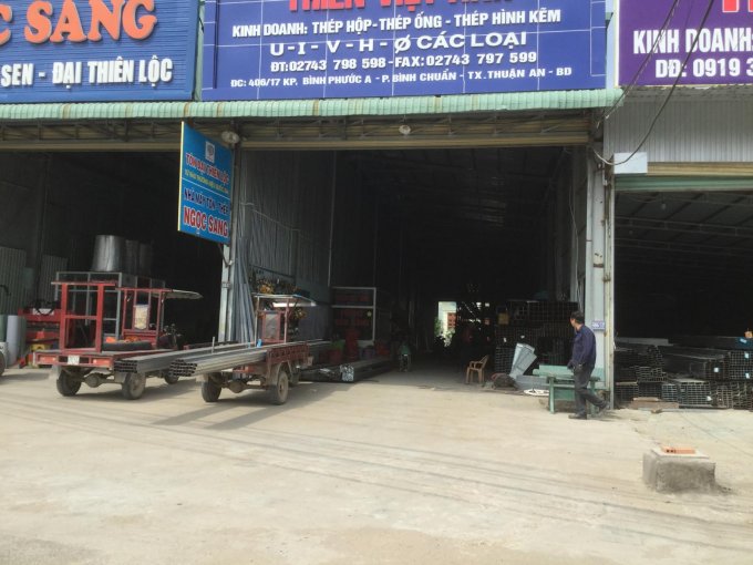 Cho thuê kho xưởng 530m2 mới, đẹp, MT Lê Thị Trung, Bình Chuẩn, Thuận An, Bình Dương, giá 20tr/th