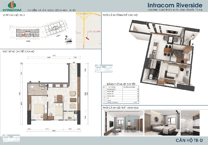 Chính chủ bán căn hộ chung cư Intracom Đông Anh, DT: 50m2, có 2PN, giá bán 1,2 tỷ. LH: 0904999135