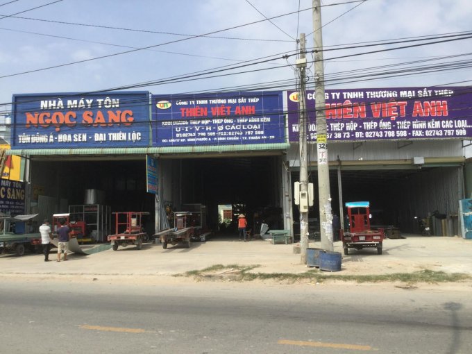 Cho thuê kho xưởng 530m2 mới, đẹp, MT Lê Thị Trung, Bình Chuẩn, Thuận An, Bình Dương, giá 20tr/th