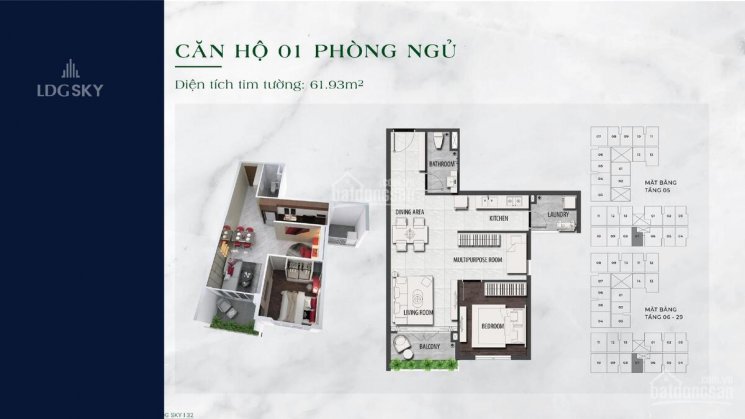 LDG Sky Bình Dương - căn hộ view hồ trong Làng đại học Thủ Đức TP.HCM