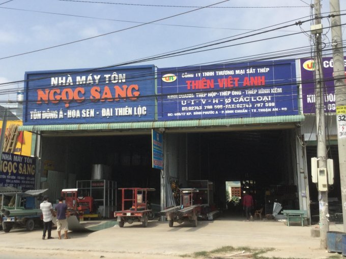 Cho thuê kho xưởng 530m2 mới, đẹp, MT Lê Thị Trung, Bình Chuẩn, Thuận An, Bình Dương, giá 20tr/th