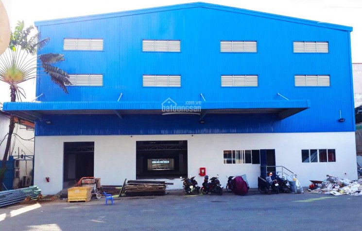 Cho thuê kho xưởng 4500m2 container đỗ cửa vị trí 2 mặt tiền Đ.Trần Xuân Soạn, P. Tân Kiểng, Q.7
