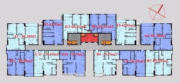 Kẹt tiền bán căn góc loại B 85m2, 3PN, CC Lan Phương, sổ hồng vĩnh viễn 2.5 tỷ, BC ĐN view Metro