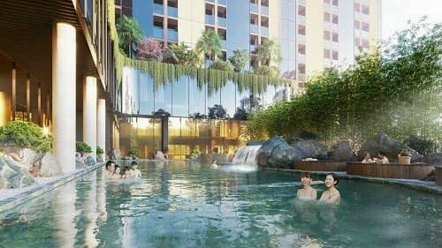 Ra mắt Swan Lake Onsen, khoáng nóng cao tầng lớn nhất thế giới và đầu tiên tại Đông Nam Á