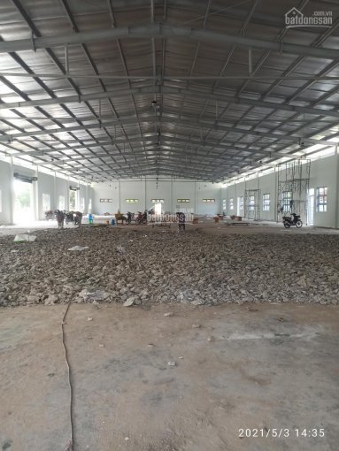 Cho thuê kho xưởng 5200m2 có văn phòng mặt tiền đường Bùi Công Trừng, xã Đông Thạnh, huyện Hóc Môn