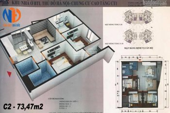 Chính chủ bán gấp căn hộ cc CT1 Yên Nghĩa, Hà Đông, DT 73m2, tầng 12 giá bán 15tr/m2 (0961000870)