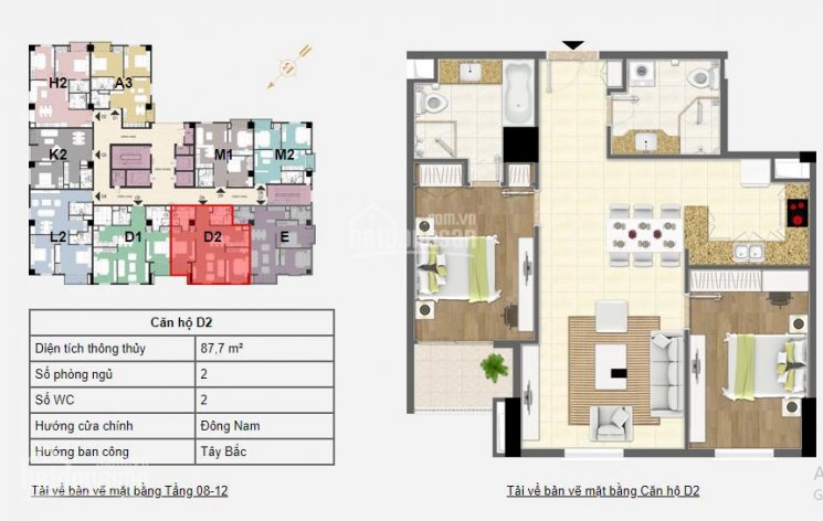 Sở hữu CH có sổ cạnh Hồ Tây CC 174 Lạc Long Quân tầng 12, 87.7m2 full NT CK 45-65tr, nhận nhà ngay