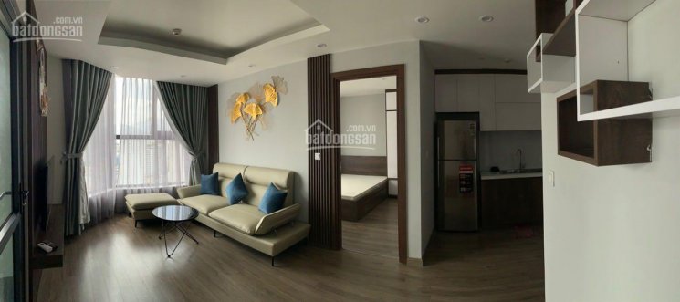 Cho thuê căn hộ HUD Building Nha Trang 2PN và 2WC đầy đủ nội thất. Căn 17T cao view biển và city