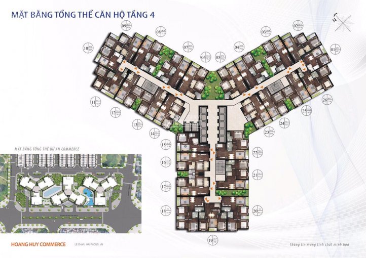 Dự án Hoàng Huy Commerce - Võ Nguyên Giáp, Kênh Dương, Lê Chân, Hải Phòng