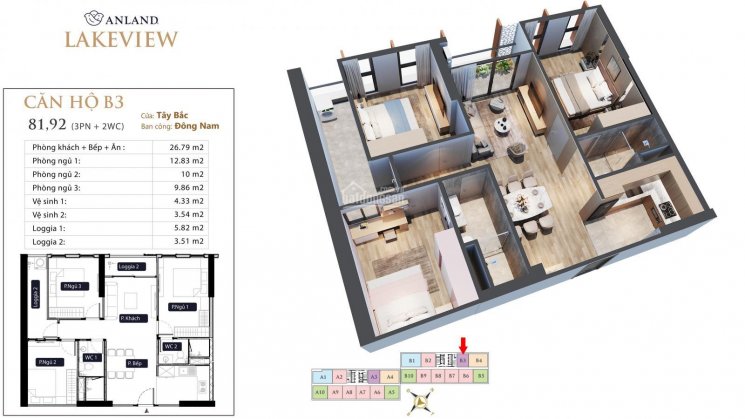 Chính chủ bán căn hộ B3, 82m2, tầng siêu đẹp giá 2.45tỷ bao phí, LH 0978985525 xem nhà thực tế