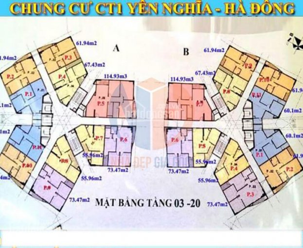 Chuyển công tác bán căn hộ 3PN chung cư CT1 Yên Nghĩa, Hà Đông, DT 114m2, giá 13tr, LH 0961 000 870