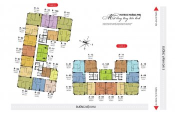 Bán các căn hộ DT 48 - 50 - 60 - 91 - 106m2, CC Hateco Hoàng Mai, giá 1.28 - 2.2 tỷ, 0946113456